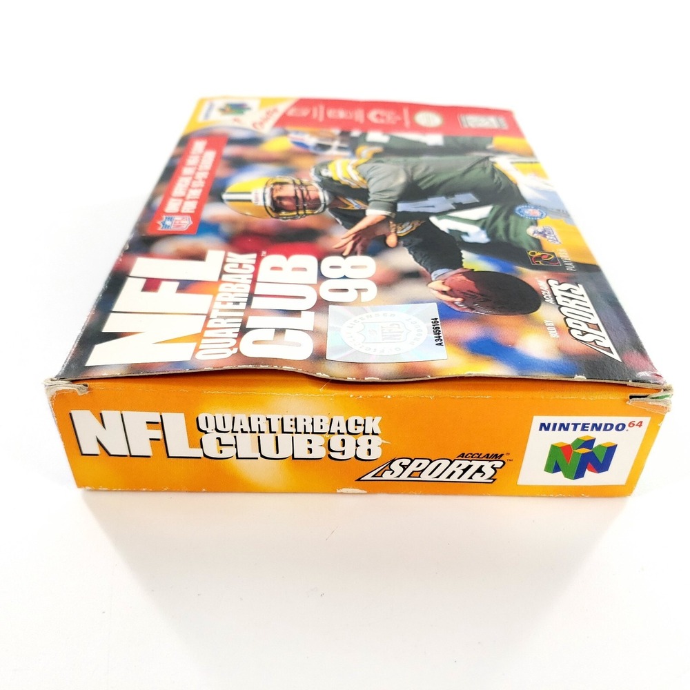 NFL Quarterback Club 98 (Nintendo 64, 1997) Authentic Complete Tested & Works - Picture 11 of 16